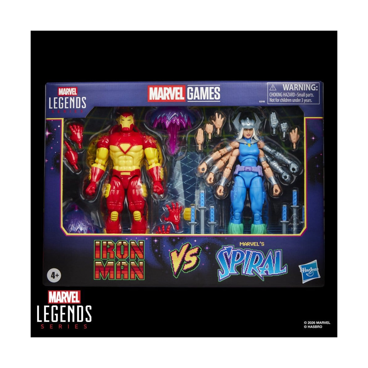 Hasbro Marvel Legends Serie Gamerverse: « » y «Marvel's Spiral» Iron Man