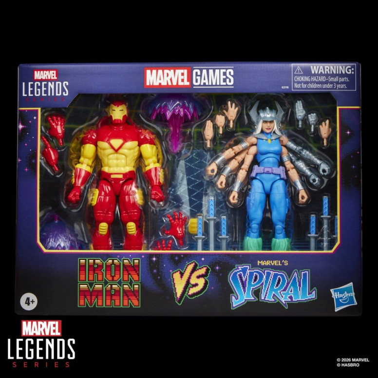 Hasbro Marvel Legends Serie Gamerverse: « » y «Marvel's Spiral» Iron Man