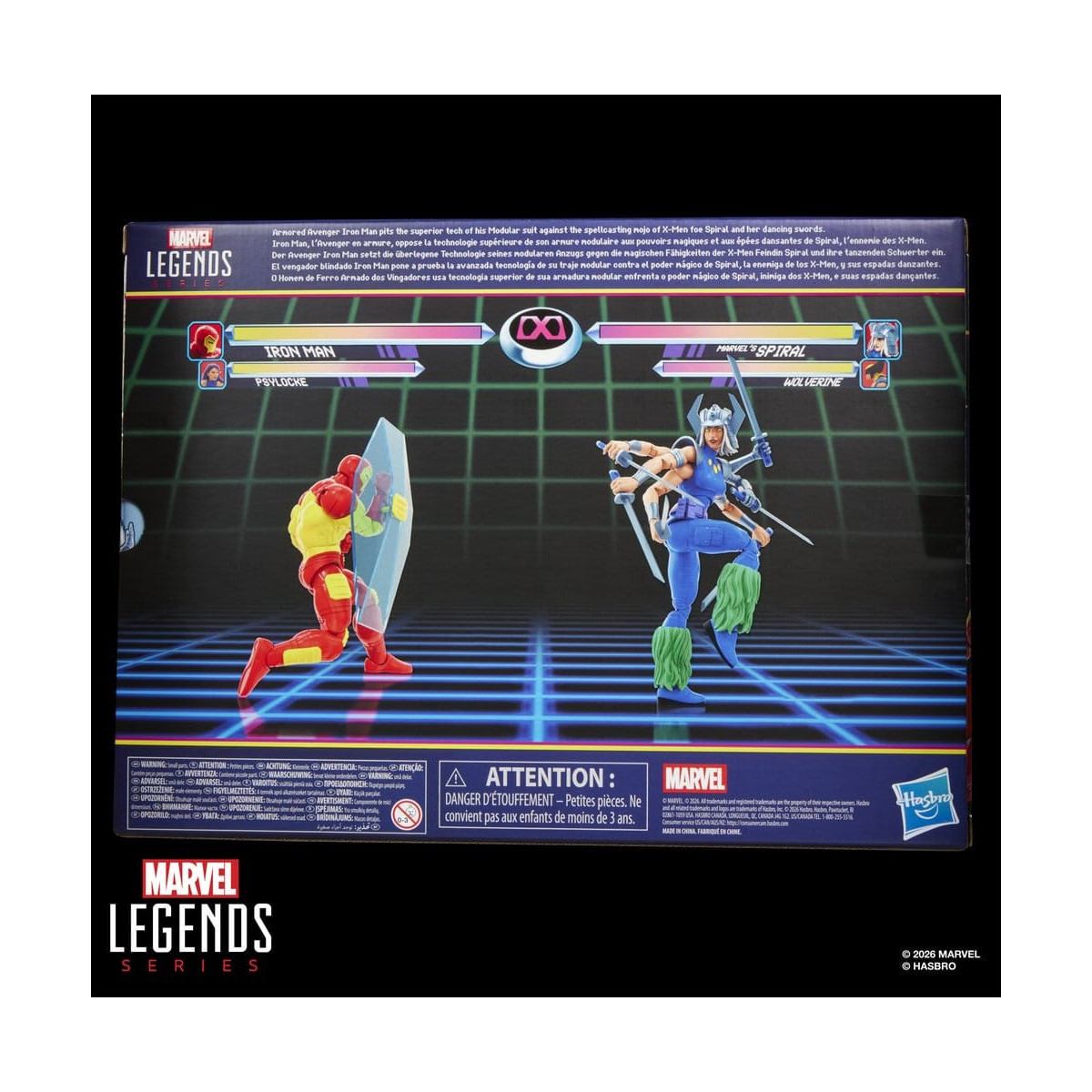 Hasbro Marvel Legends Serie Gamerverse: « » y «Marvel's Spiral» Iron Man