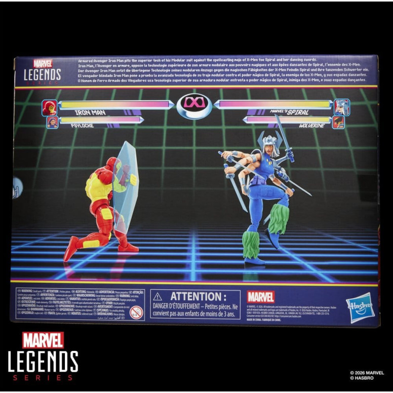 Hasbro Marvel Legends Serie Gamerverse: « » y «Marvel's Spiral» Iron Man