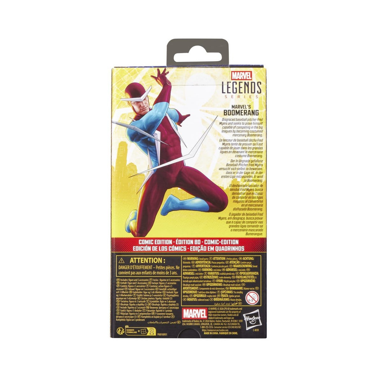 Hasbro Marvel Legends Series - Boomerang - Spider-Man: Un nuevo comienzo