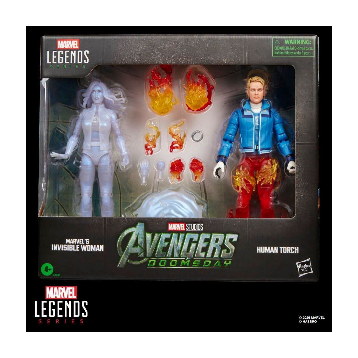 Marvel Legends - La Mujer Invisible y la Antorcha Humana - « Avengers: Doomsday»