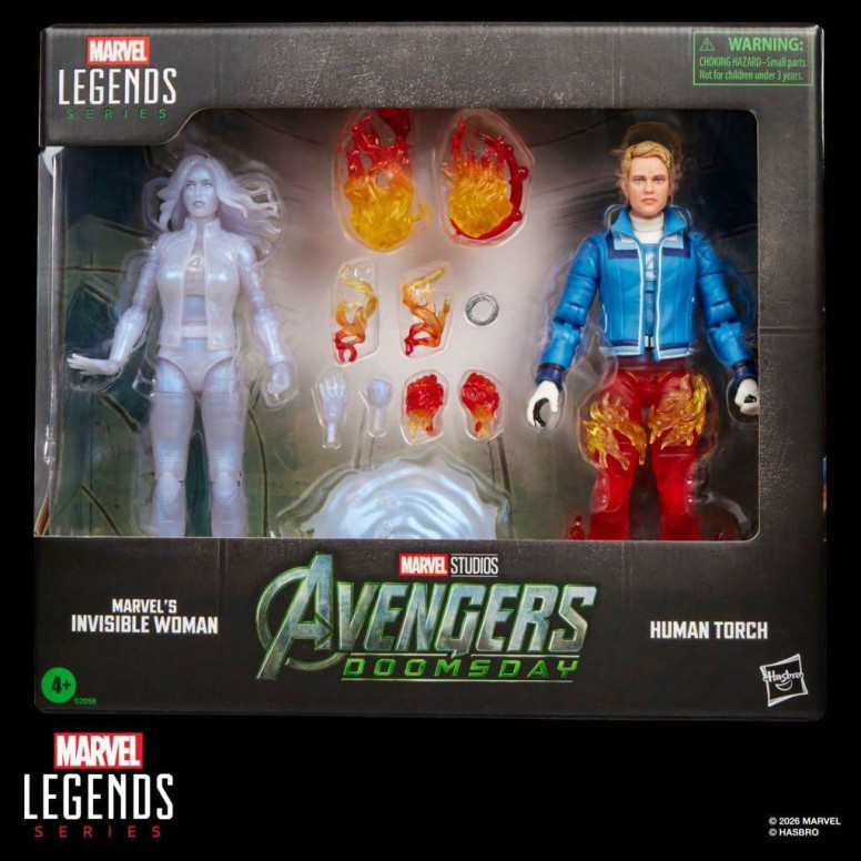 Marvel Legends - La Mujer Invisible y la Antorcha Humana - « Avengers: Doomsday»