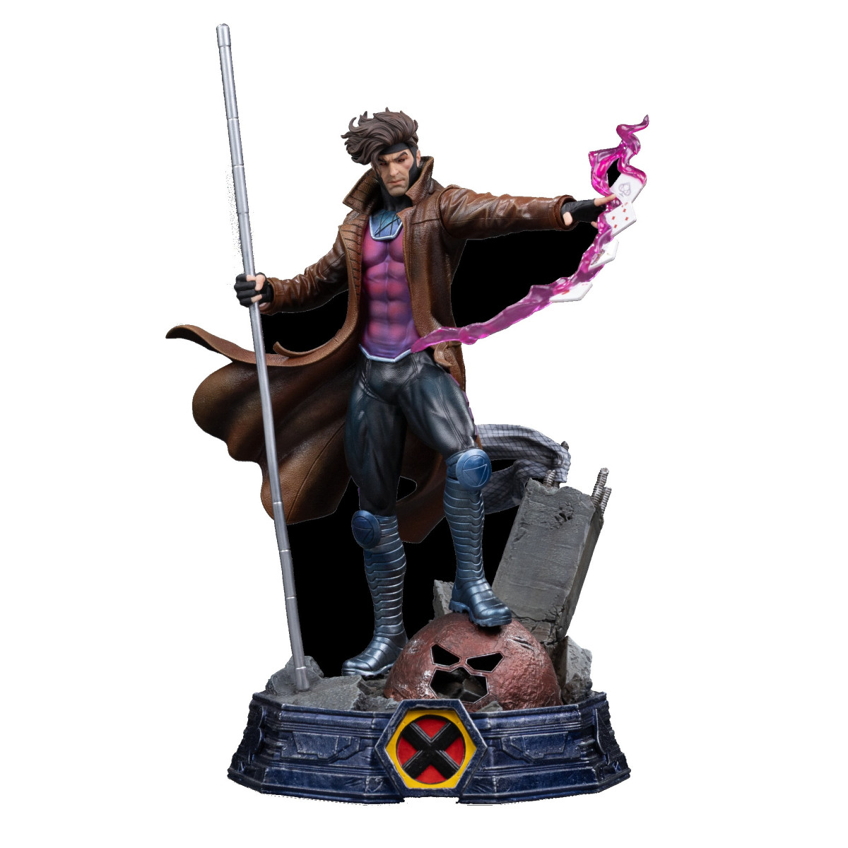 Iron Studios Marvel Comics - X-Men - Gambit, escala artística 1/10 BDS