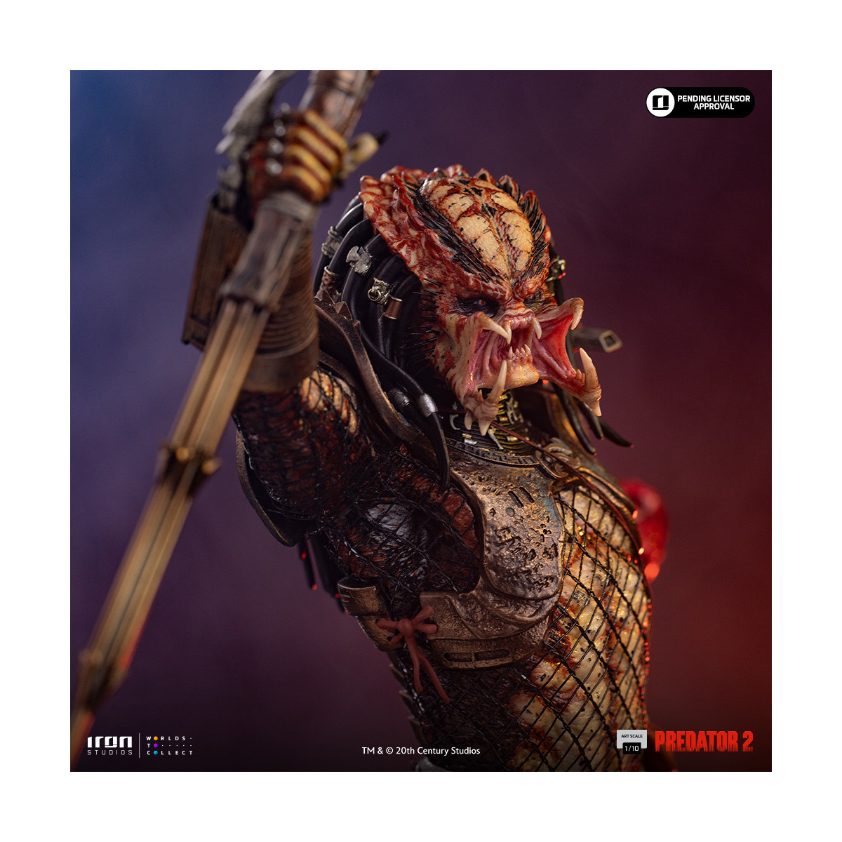 Iron Studios Predator 2 - City Hunter - Escala artística 1/10