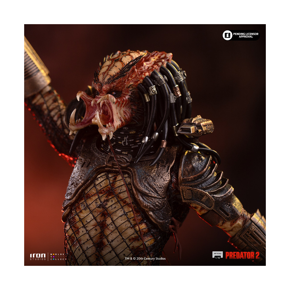 Iron Studios Predator 2 - City Hunter - Escala artística 1/10