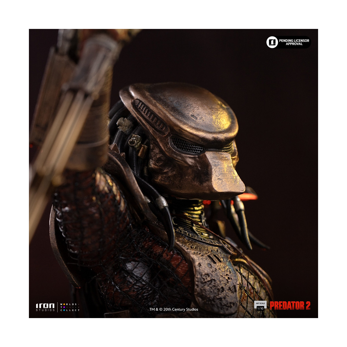 Iron Studios Predator 2 - City Hunter - Escala artística 1/10
