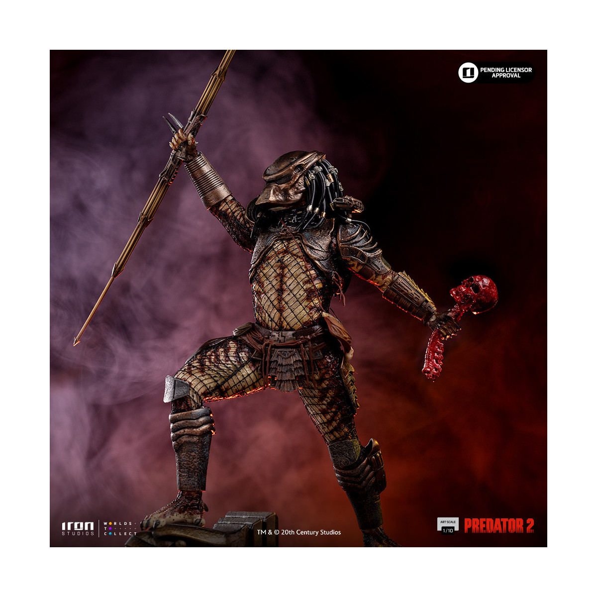 Iron Studios Predator 2 - City Hunter - Escala artística 1/10