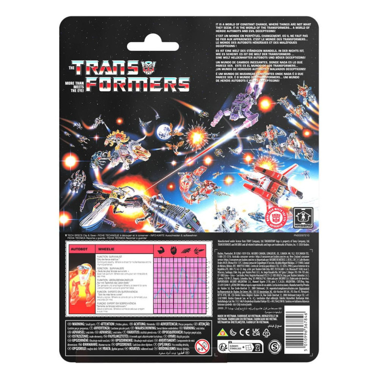 Hasbro - « Transformers » Retro G1 - Autobot Wheelie