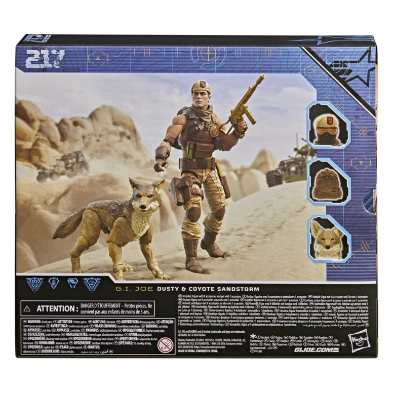 Hasbro G.I.JOE Serie Classified - Dusty & Coyote Sandstorm