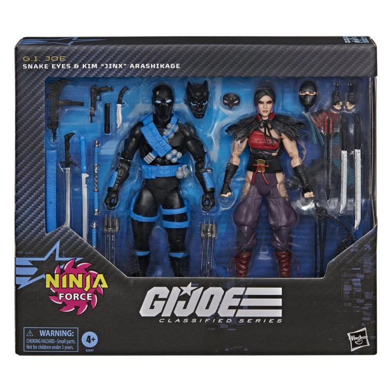 Hasbro G.I.JOE Serie Classified - Ninja Force: Snake Eyes y Kim «Jinx» Arashikage