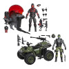 Hasbro G.I.JOE Serie Classified: Snake Eyes y Varmint ATV contra Stealth Viper y Stealth Flight Pod (Trubble Bubble) Cobra