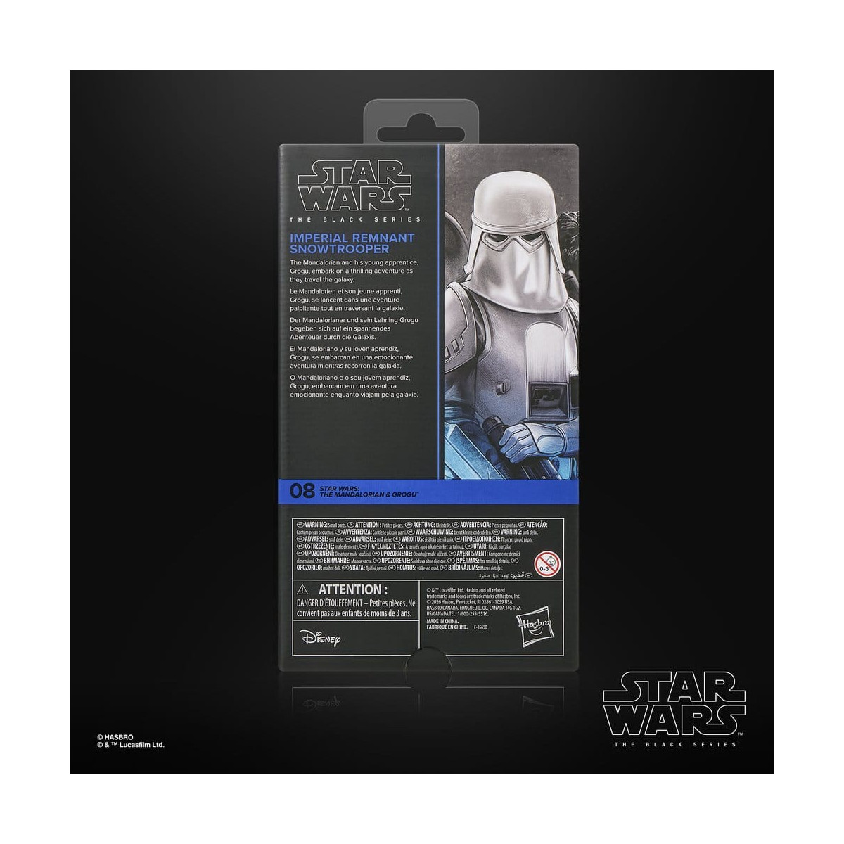 Hasbro Star Wars The Black Series: Snowtrooper del Remanente Imperial - The Mandalorian y Grogu