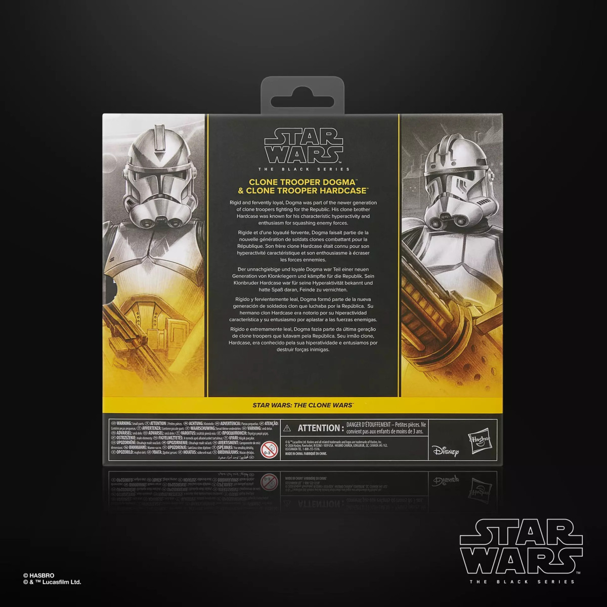 Star Wars The Black Series: Clone Trooper Dogma y Clone Trooper Hardcase - The Clone Wars