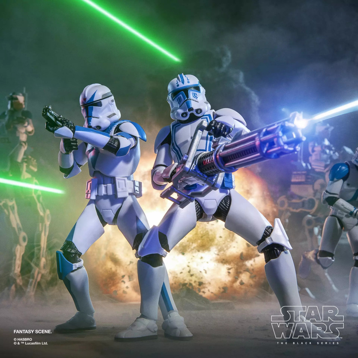 Star Wars The Black Series: Clone Trooper Dogma y Clone Trooper Hardcase - The Clone Wars