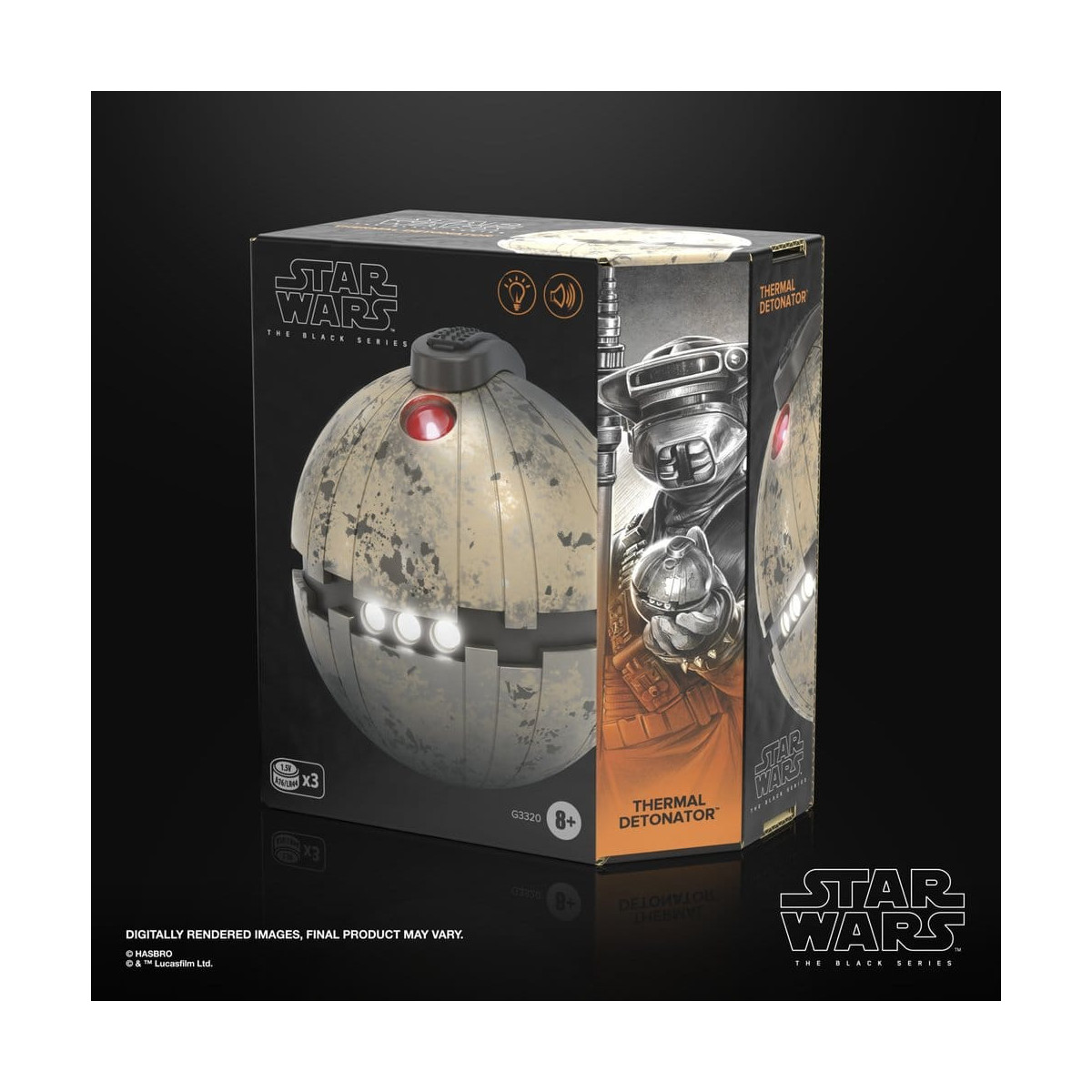 Hasbro Star Wars The Black Series: réplica del detonador térmico 1/1 - Star Wars: Episodio VI
