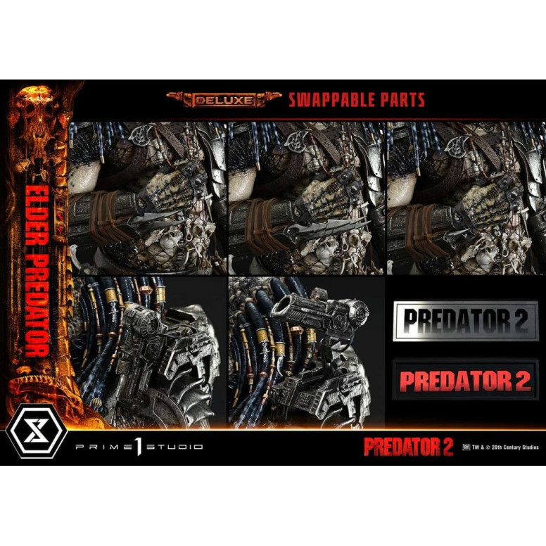 Prime 1 Studio - Predator 2 - Predator Anciano, versión DX Museum Masterline Series, 1/3