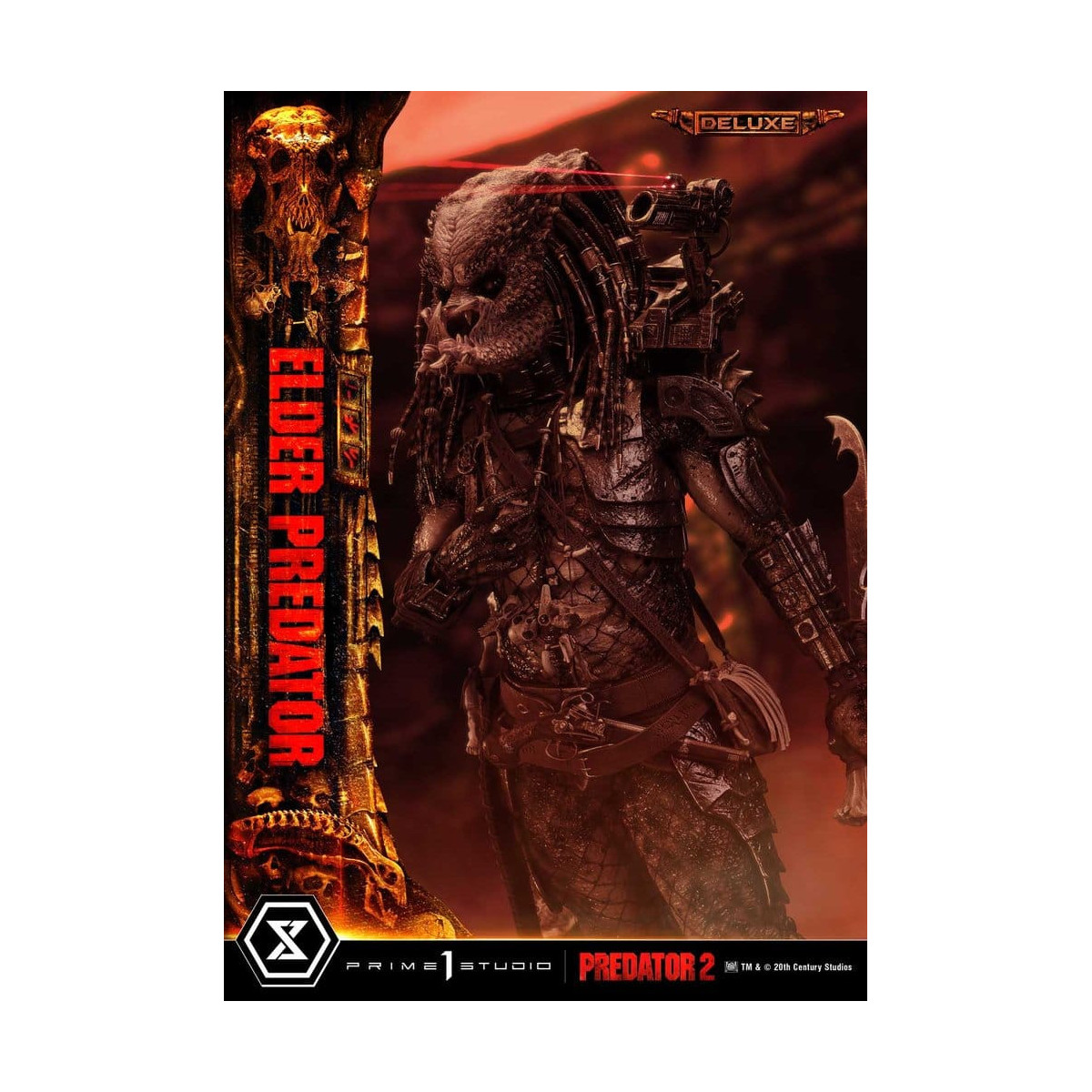 Prime 1 Studio - Predator 2 - Predator Anciano, versión DX Museum Masterline Series, 1/3