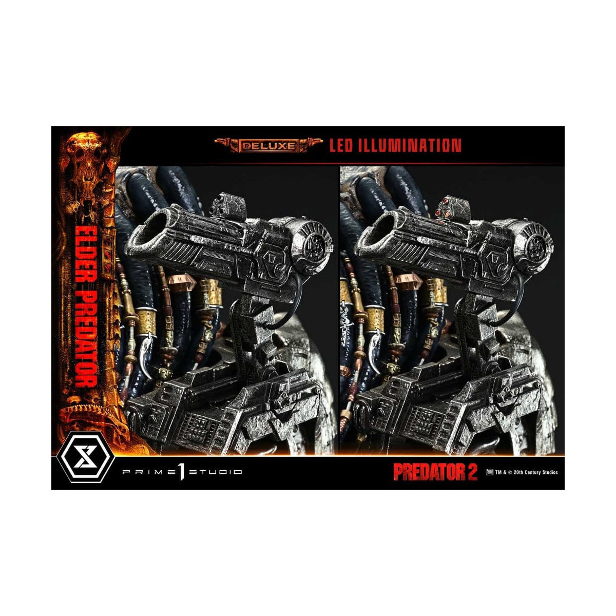 Prime 1 Studio - Predator 2 - Predator Anciano, versión DX Museum Masterline Series, 1/3