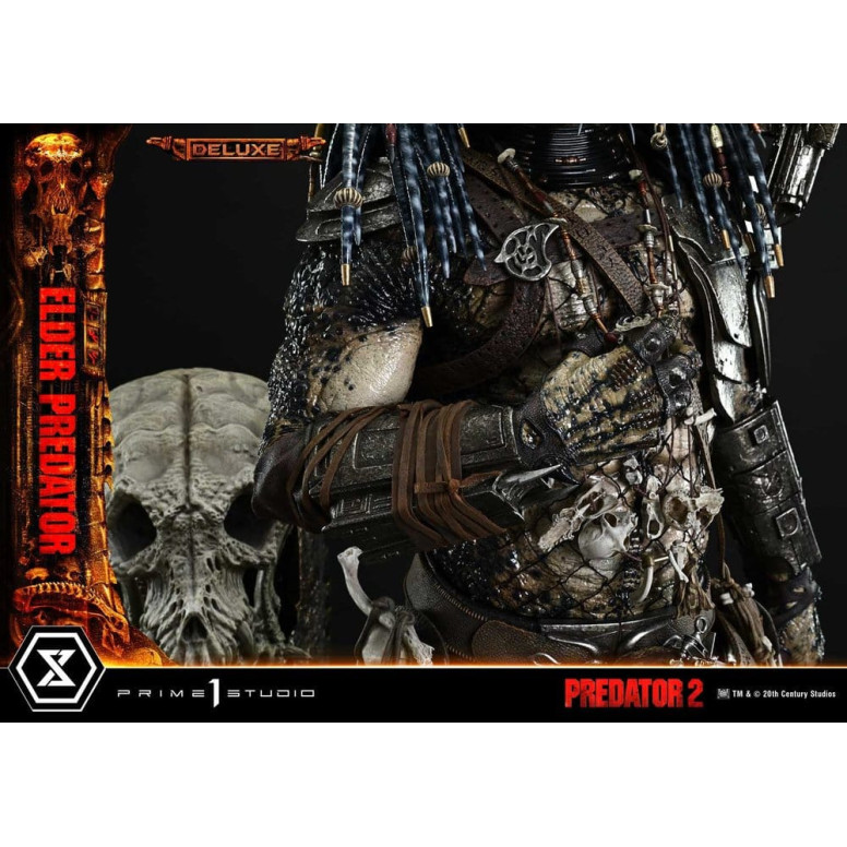Prime 1 Studio - Predator 2 - Predator Anciano, versión DX Museum Masterline Series, 1/3