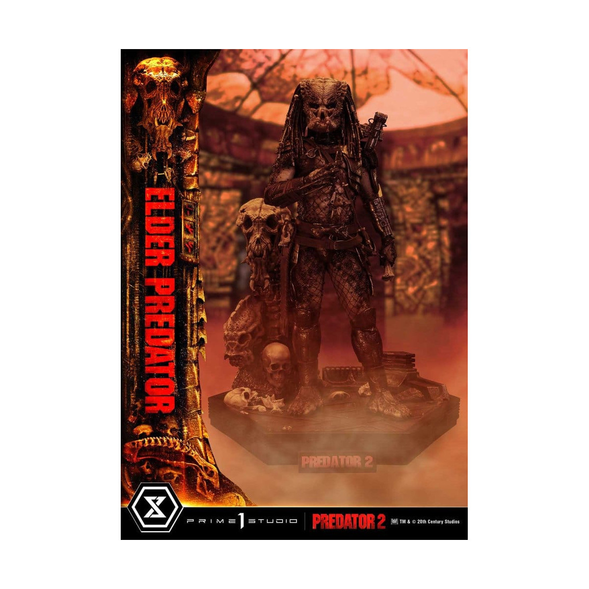 Prime 1 Studio - Predator 2 - Predator Anciano, versión DX Museum Masterline Series, 1/3
