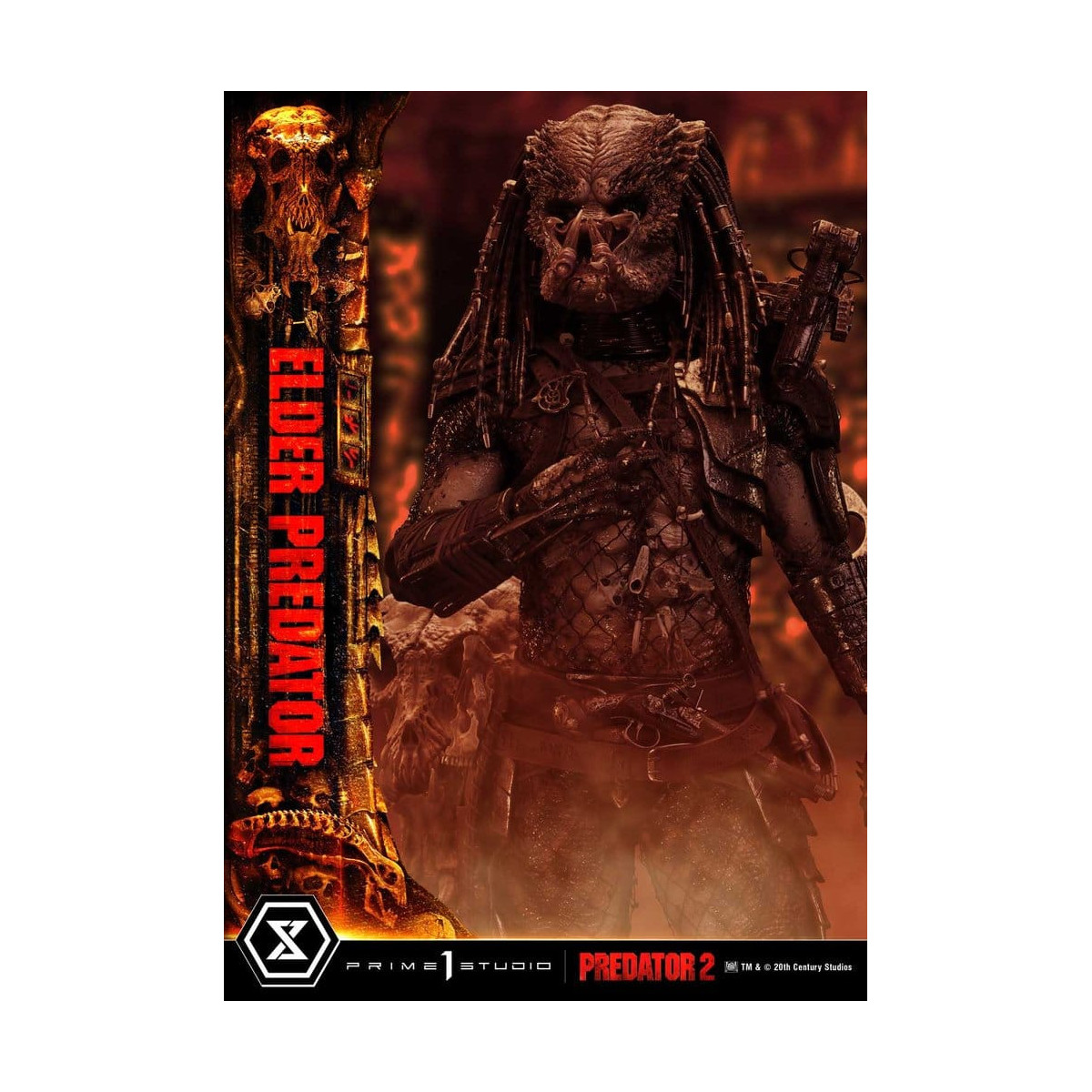 Prime 1 Studio - Predator 2 - Predator Anciano, versión DX Museum Masterline Series, 1/3