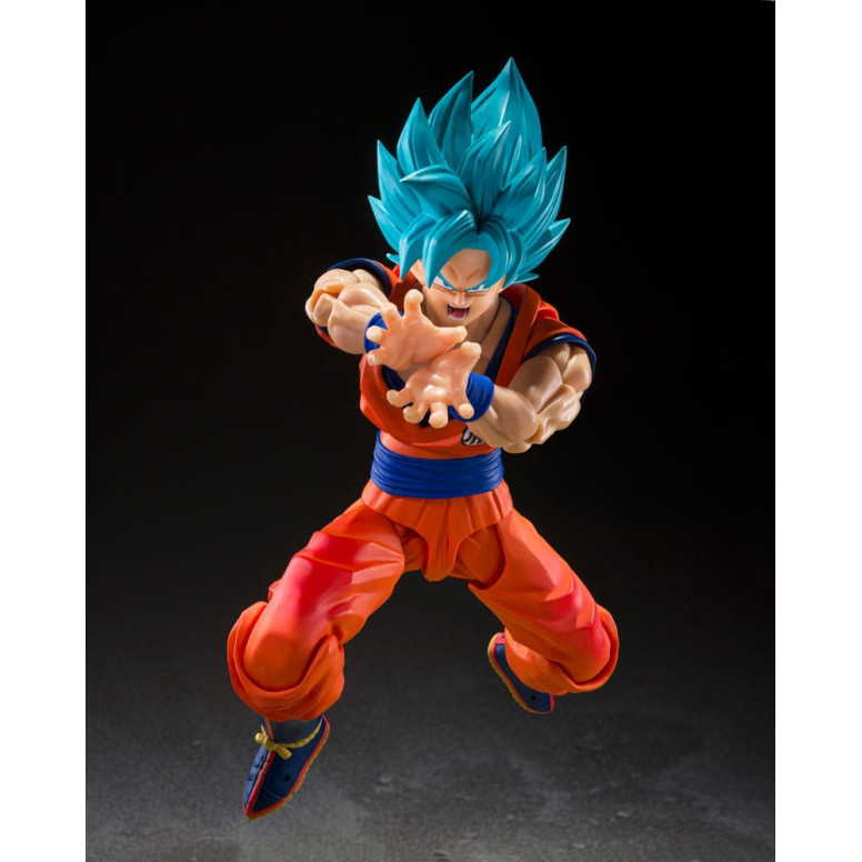 Bandai Tamashii - o Super - Super Saiyan God Super Saiyan Son Goku  (El poder azul que trasciende los límites) - Dragon Ball SHF