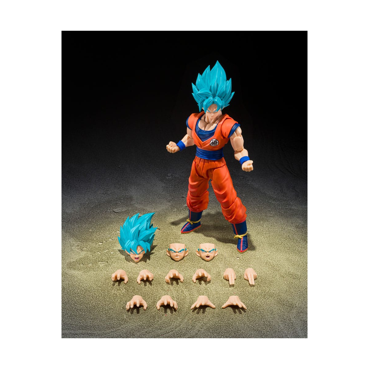 Bandai Tamashii - o Super - Super Saiyan God Super Saiyan Son Goku  (El poder azul que trasciende los límites) - Dragon Ball SHF