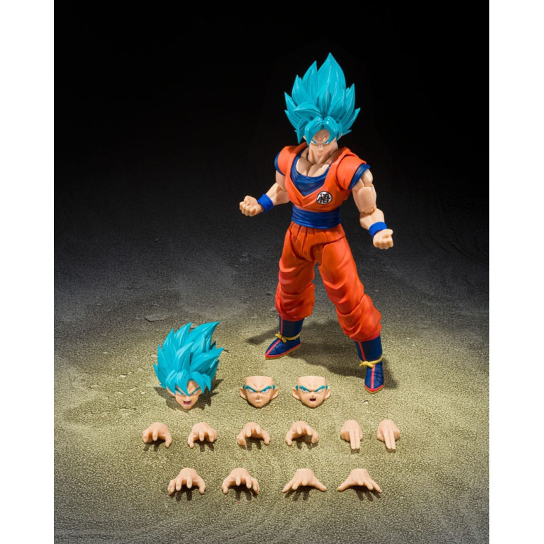 Bandai Tamashii - o Super - Super Saiyan God Super Saiyan Son Goku  (El poder azul que trasciende los límites) - Dragon Ball SHF