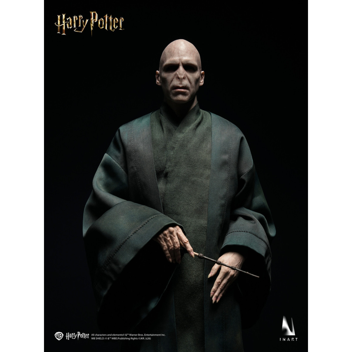 INART - Harry Potter y las Reliquias de la Muerte - Figura coleccionable de Voldemort, versión estándar 1/6