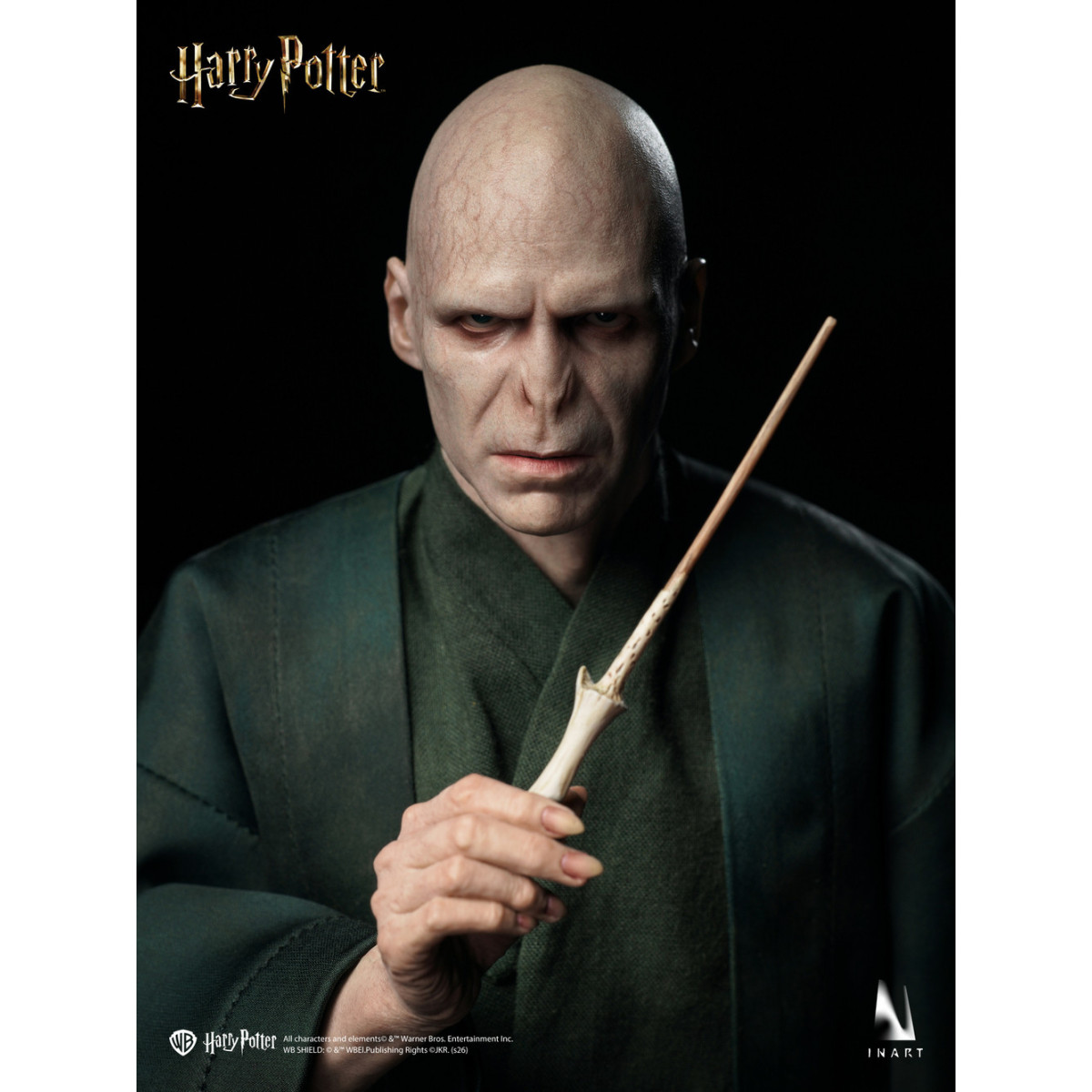 INART - Harry Potter y las Reliquias de la Muerte - Figura coleccionable de Voldemort, versión estándar 1/6