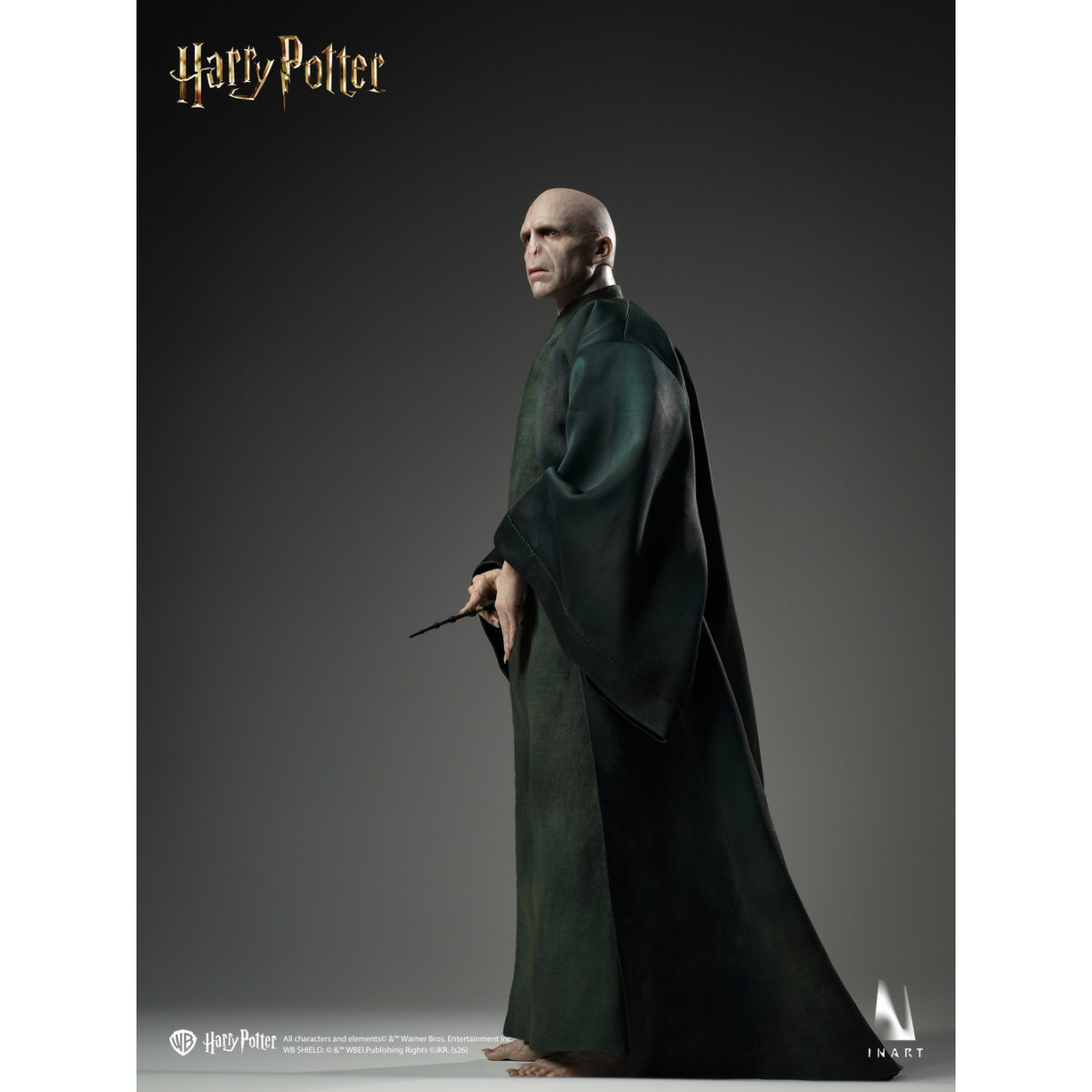 INART - Harry Potter y las Reliquias de la Muerte - Figura coleccionable de Voldemort, versión Deluxe, escala 1/6