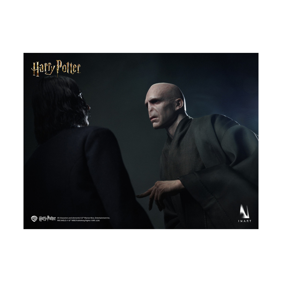 INART - Harry Potter y las Reliquias de la Muerte - Figura coleccionable de Voldemort, versión Deluxe, escala 1/6