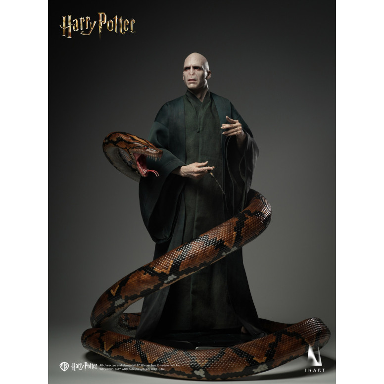 INART - Harry Potter y las Reliquias de la Muerte - Figura coleccionable de Voldemort, versión Deluxe, escala 1/6