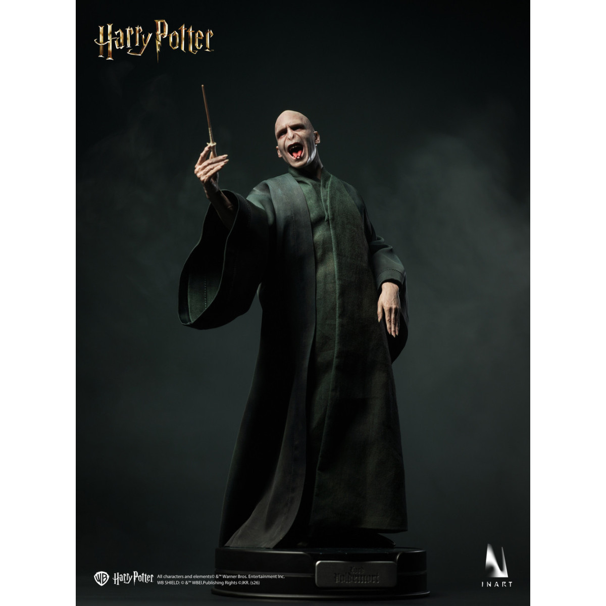 INART - Harry Potter y las Reliquias de la Muerte - Figura coleccionable de Voldemort, versión Deluxe, escala 1/6