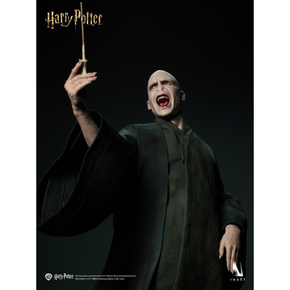INART - Harry Potter y las Reliquias de la Muerte - Figura coleccionable de Voldemort, versión Deluxe, escala 1/6