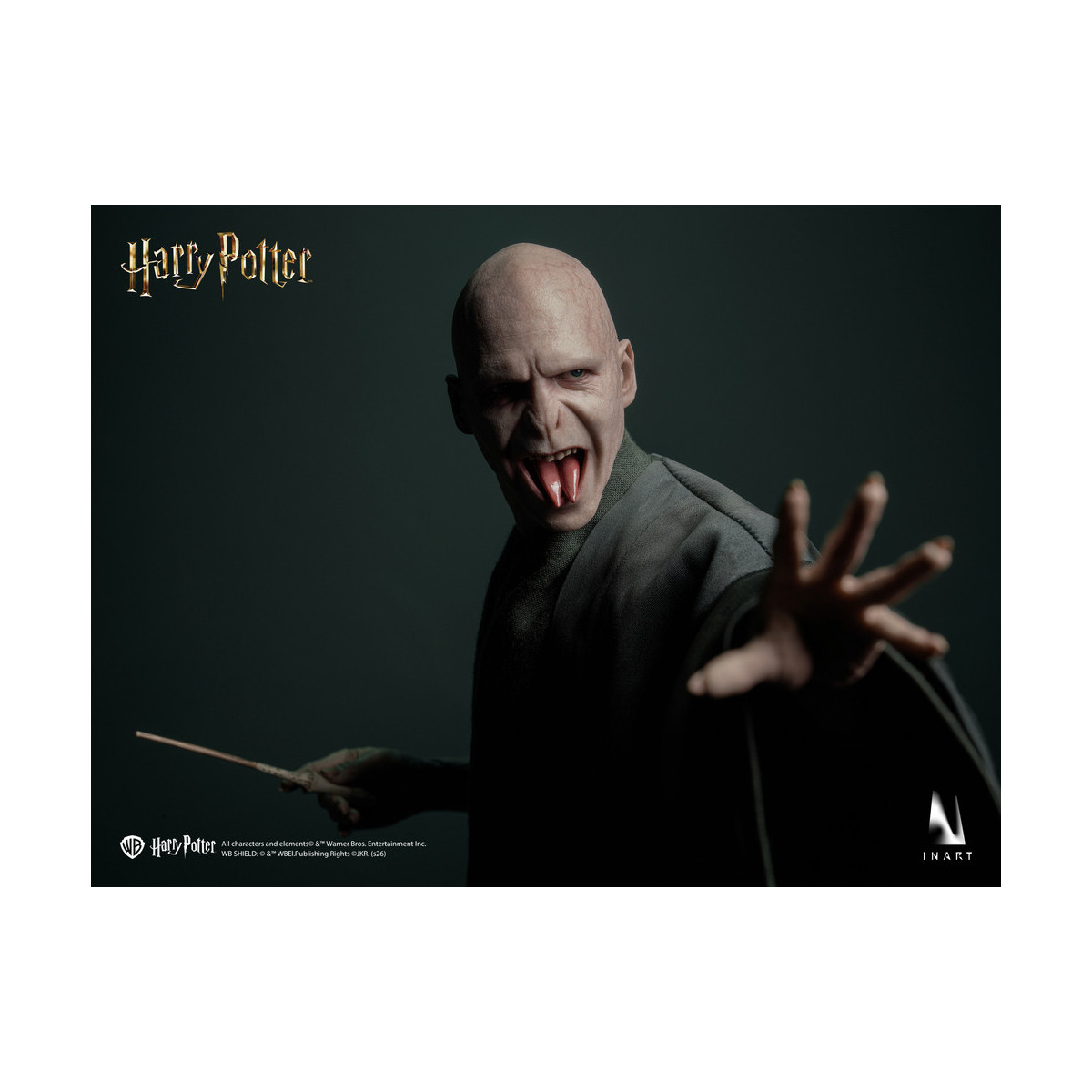 INART - Harry Potter y las Reliquias de la Muerte - Figura coleccionable de Voldemort, versión Deluxe, escala 1/6