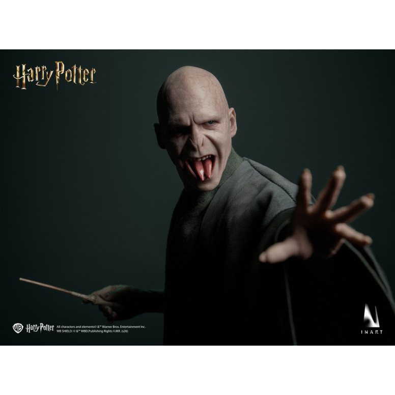 INART - Harry Potter y las Reliquias de la Muerte - Figura coleccionable de Voldemort, versión Deluxe, escala 1/6