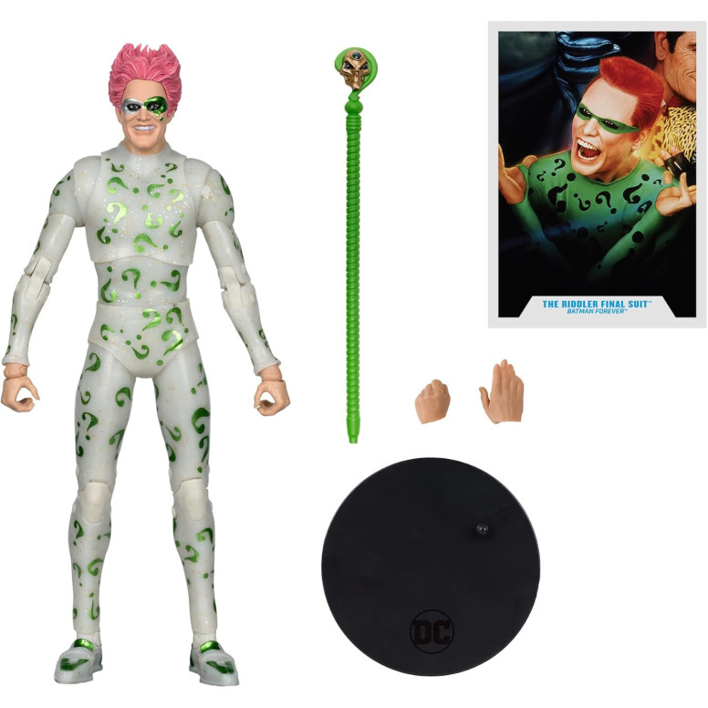Mc Farlane - DC Multiverse - El Acertijo (Traje definitivo) (Edición Platino Rojo) - Batman Forever