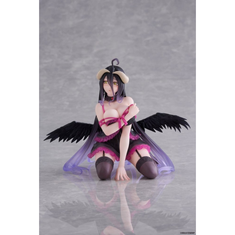 Taito - Figura de escritorio de Albedo (versión en camisón) - Overlord