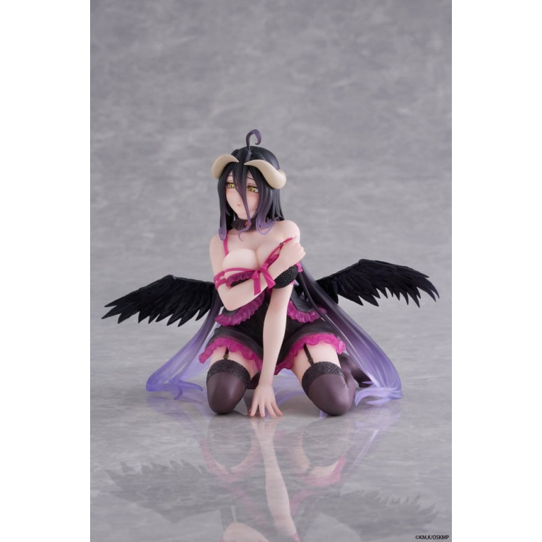 Taito - Figura de escritorio de Albedo (versión en camisón) - Overlord