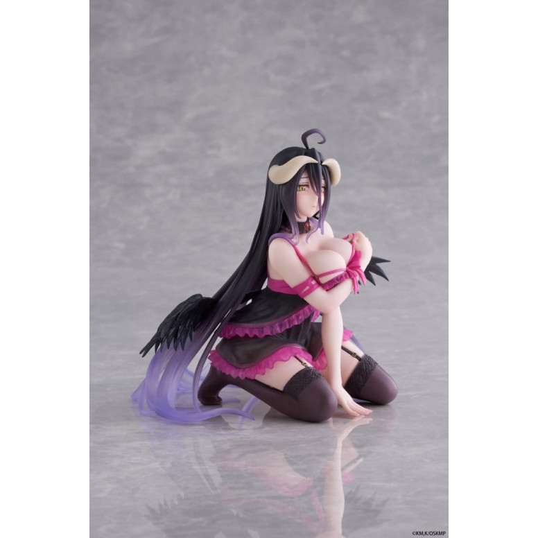 Taito - Figura de escritorio de Albedo (versión en camisón) - Overlord