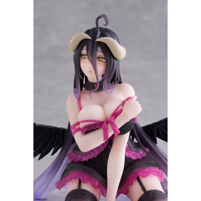 Taito - Figura de escritorio de Albedo (versión en camisón) - Overlord