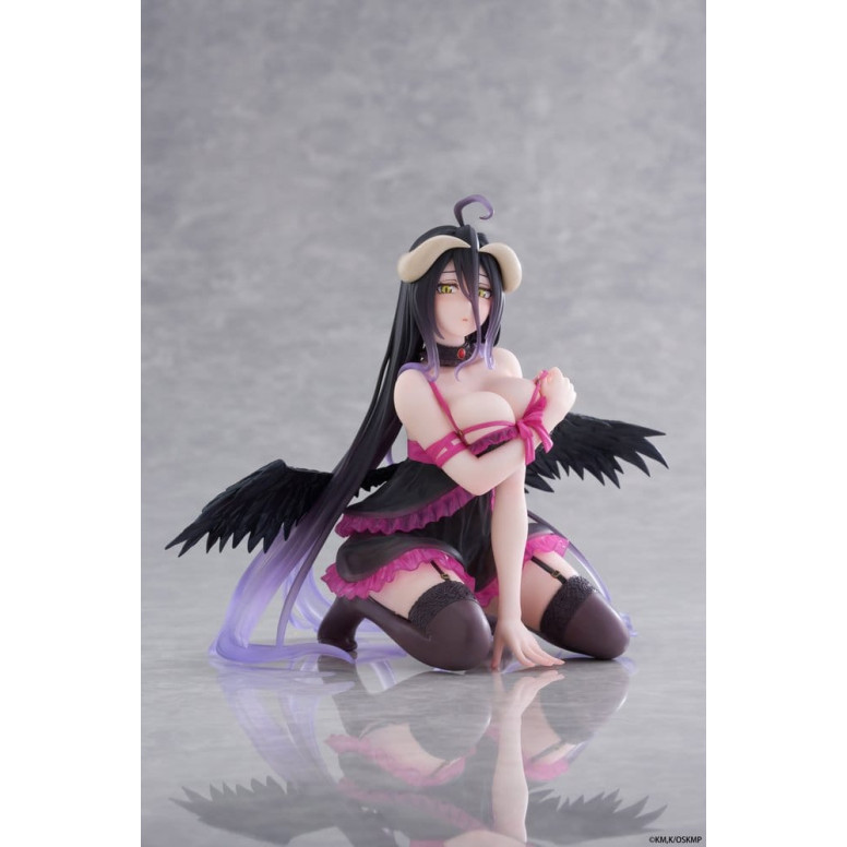 Taito - Figura de escritorio de Albedo (versión en camisón) - Overlord