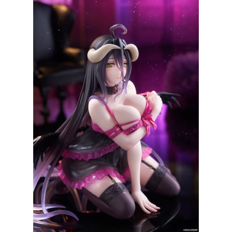 Taito - Figura de escritorio de Albedo (versión en camisón) - Overlord