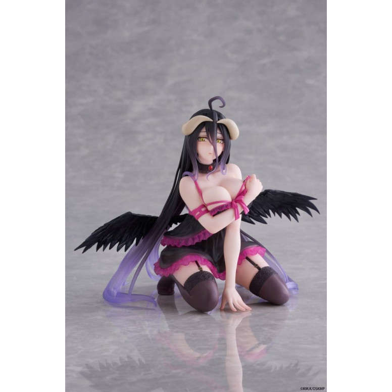 Taito - Figura de escritorio de Albedo (versión en camisón) - Overlord