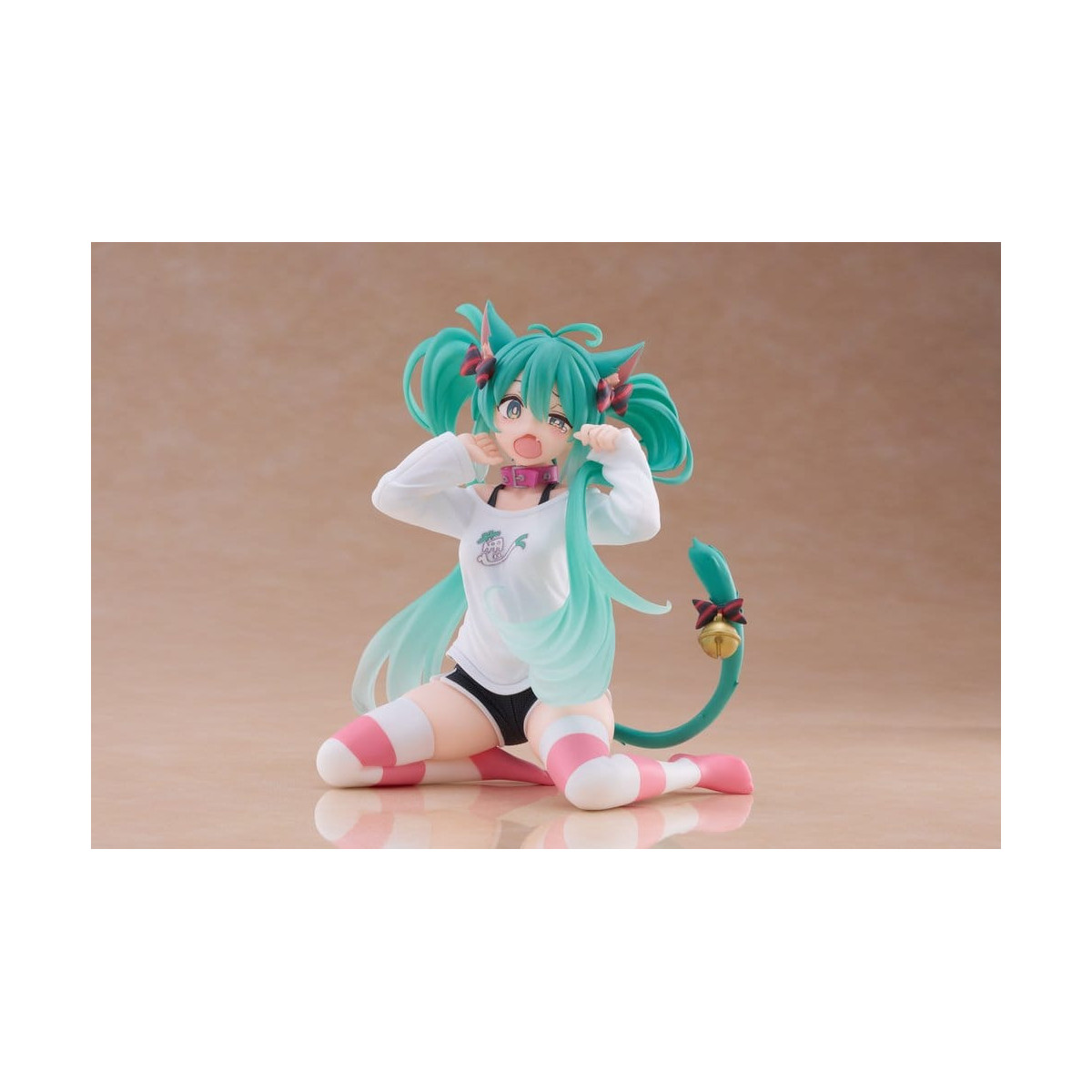 Taito - Camiseta «Desktop Cute Figure Hatsune Miku Cat Ear», versión