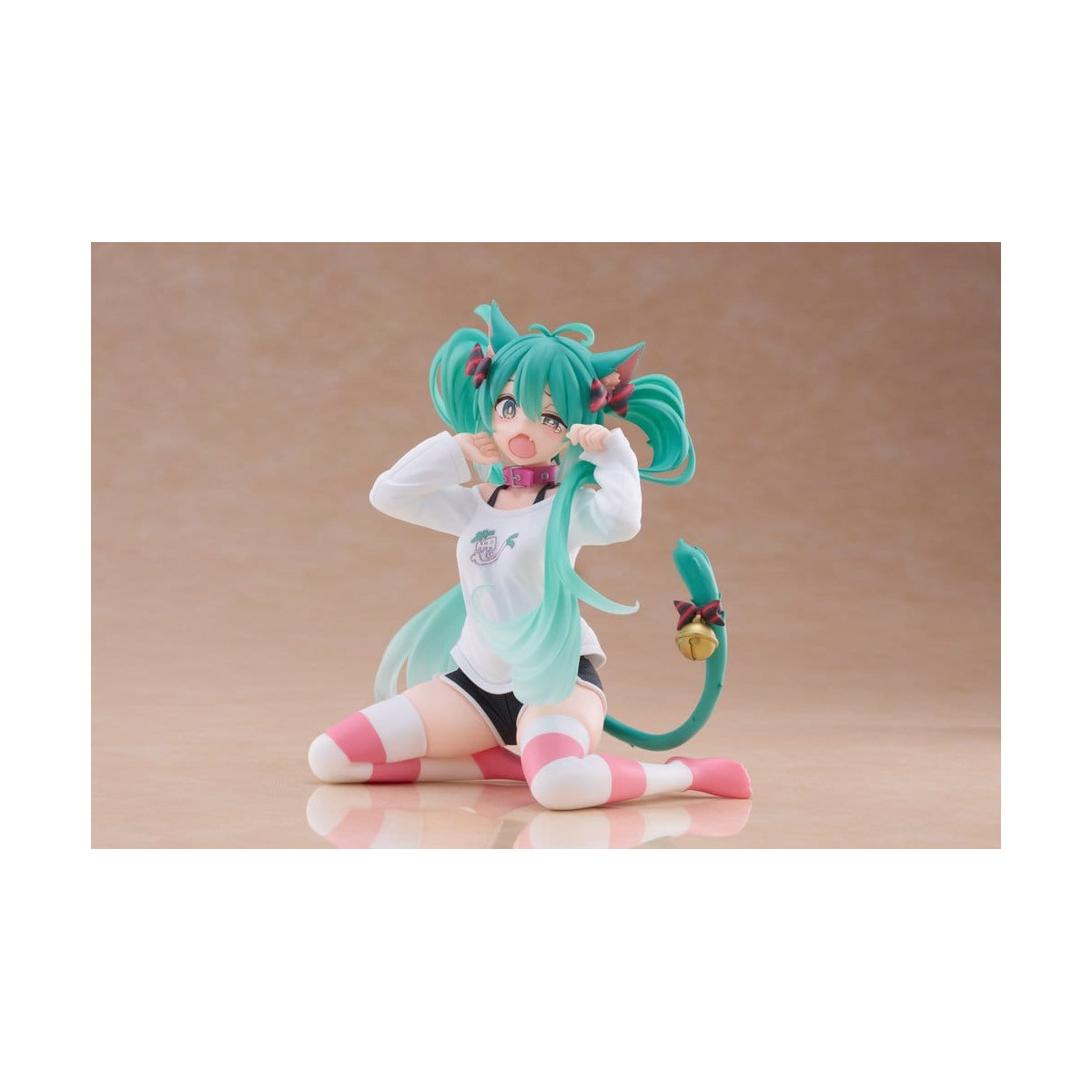 Taito - Camiseta «Desktop Cute Figure Hatsune Miku Cat Ear», versión