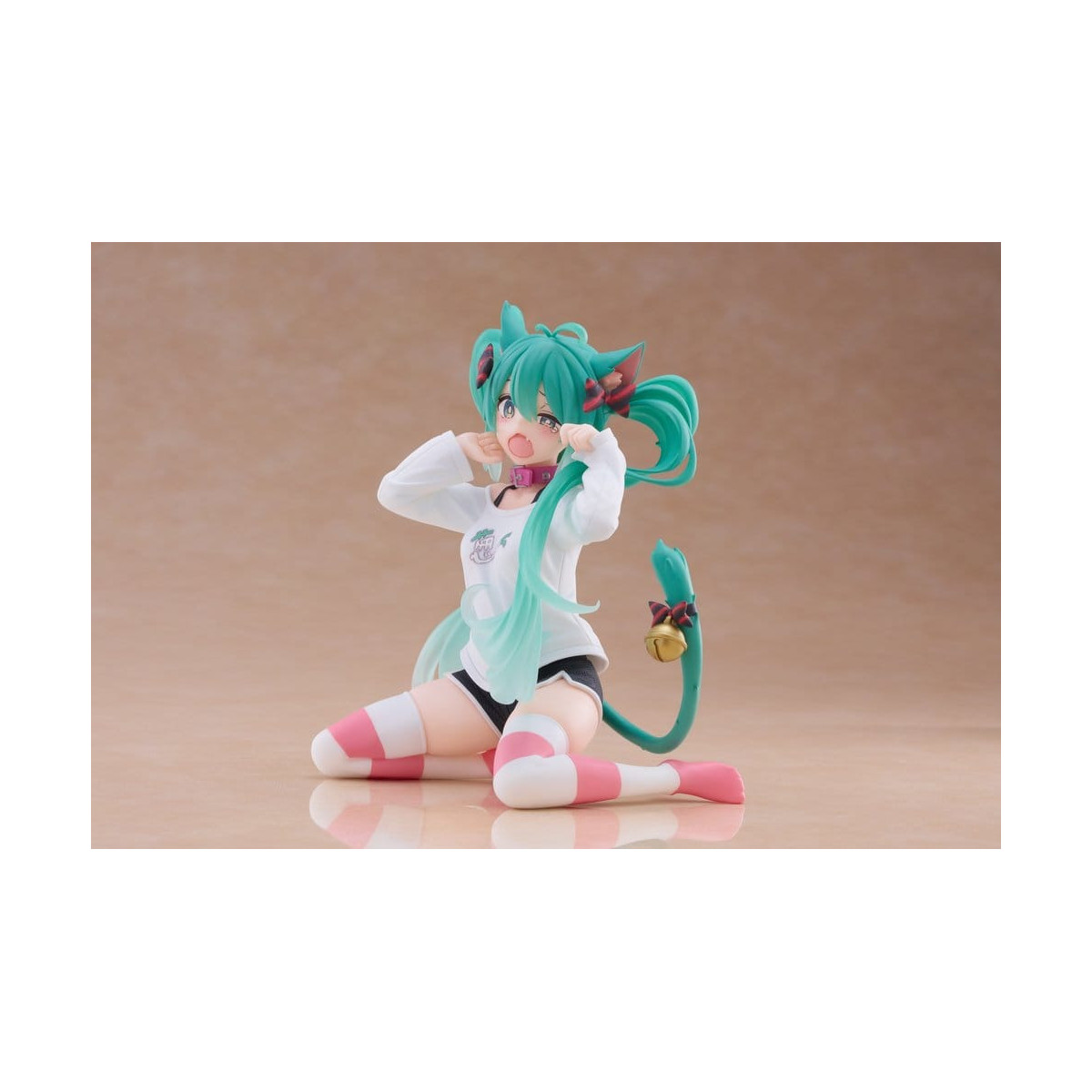 Taito - Camiseta «Desktop Cute Figure Hatsune Miku Cat Ear», versión