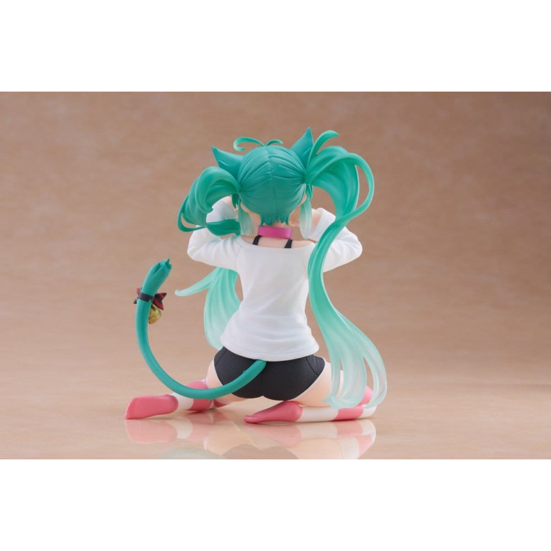 Taito - Camiseta «Desktop Cute Figure Hatsune Miku Cat Ear», versión